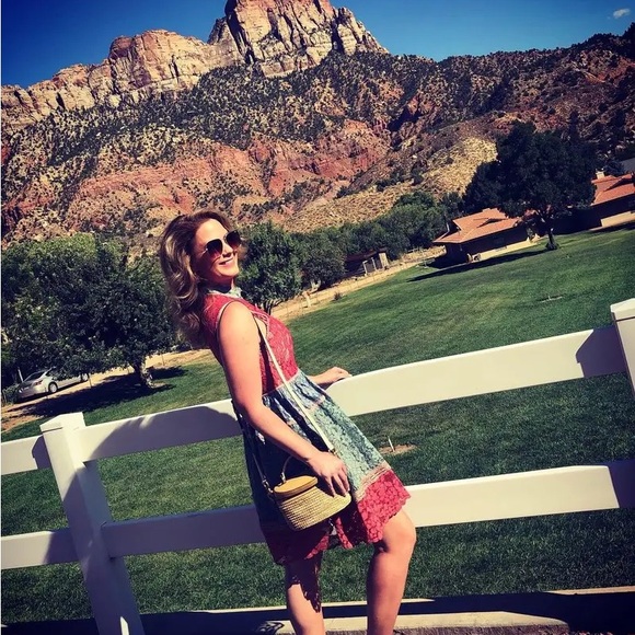 Coach Trail Woven Straw Crossbody Bag - Picture 13 of 13